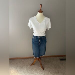 Hudson denim skirt